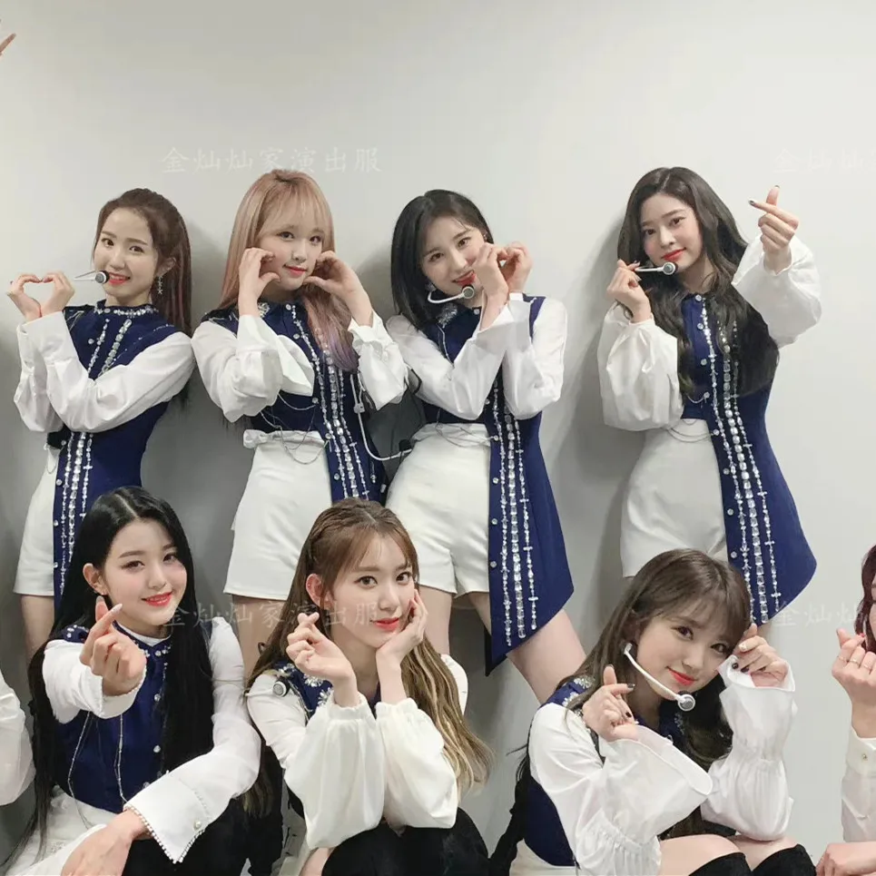 Kpop IZONE Jazz Dance Costume Women Group Stage Performance Suit Nightclub Female Singer DJ Pole Dance Clothes Festival Outfits
Kpop IZONE Jazz Dance Costume Women Group Stage Performance Suit Nightclub Female Singer DJ Pole Dance Clothes Festival Outfits
