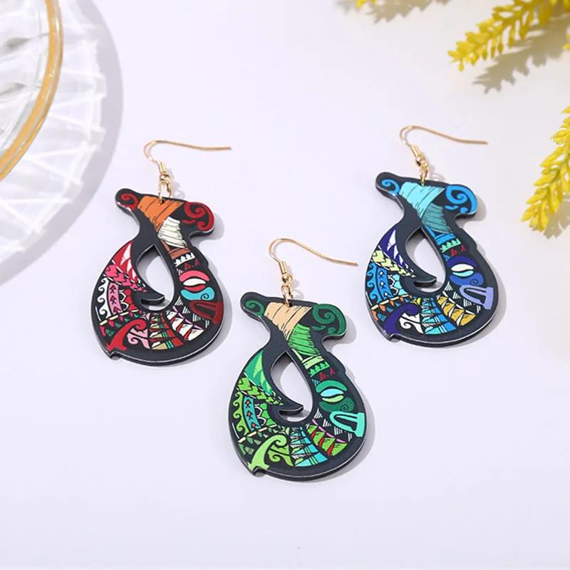 Geometric Oil Painting Acrylic Earrings For Women Hollow out Ethnic Flower Jewelry Earrings Holiday Jewelry Gifts 
Geometric Oil Painting Acrylic Earrings For Women Hollow out Ethnic Flower Jewelry Earrings Holiday Jewelry Gifts