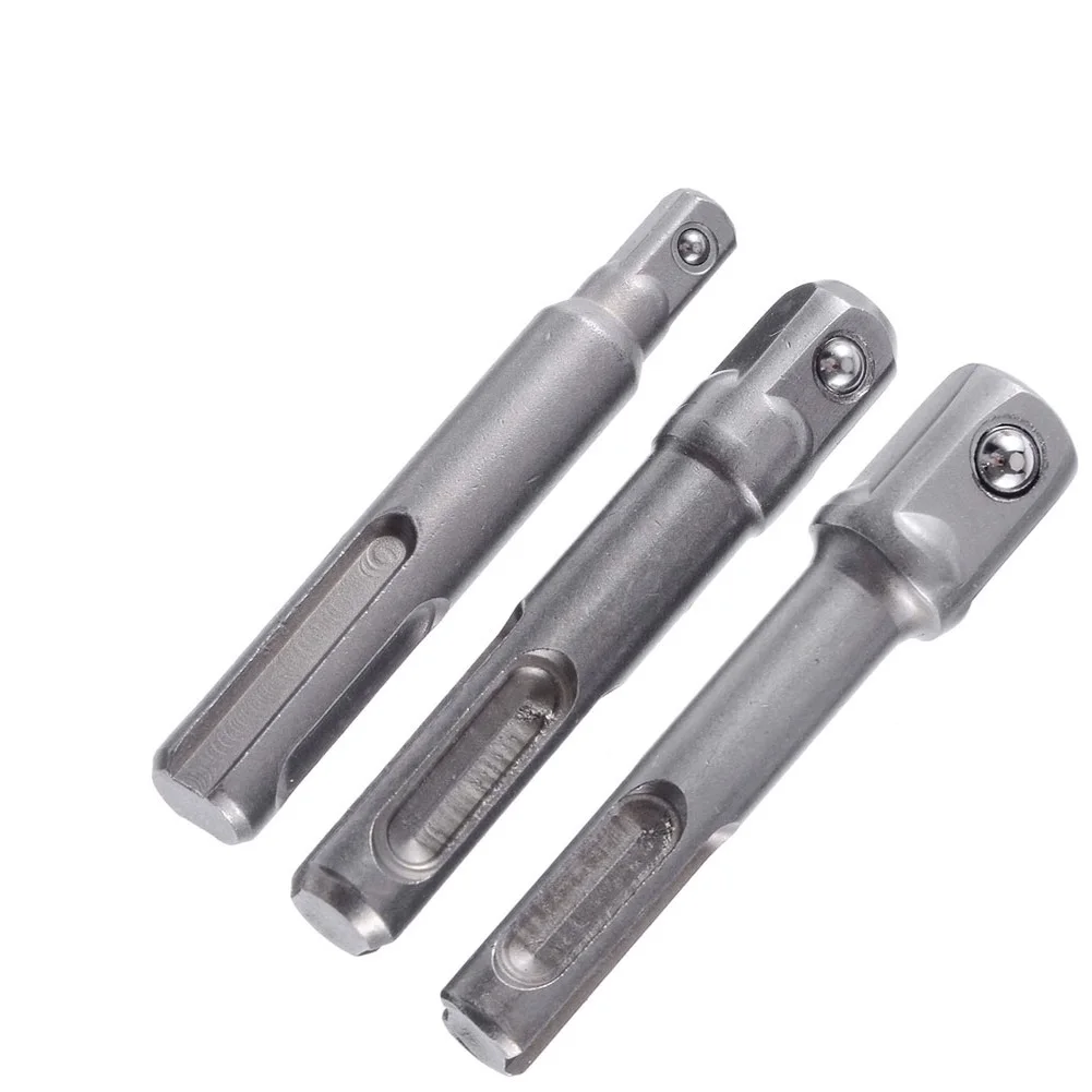 3pcs SDS Socket Driver Hammer Drill Bit Extension Adaptor 3/8 1/4 1/2inch Hex Shank For Screwdriver Holder Tool Accessories
3pcs SDS Socket Driver Hammer Drill Bit Extension Adaptor 3/8 1/4 1/2inch Hex Shank For Screwdriver Holder Tool Accessories