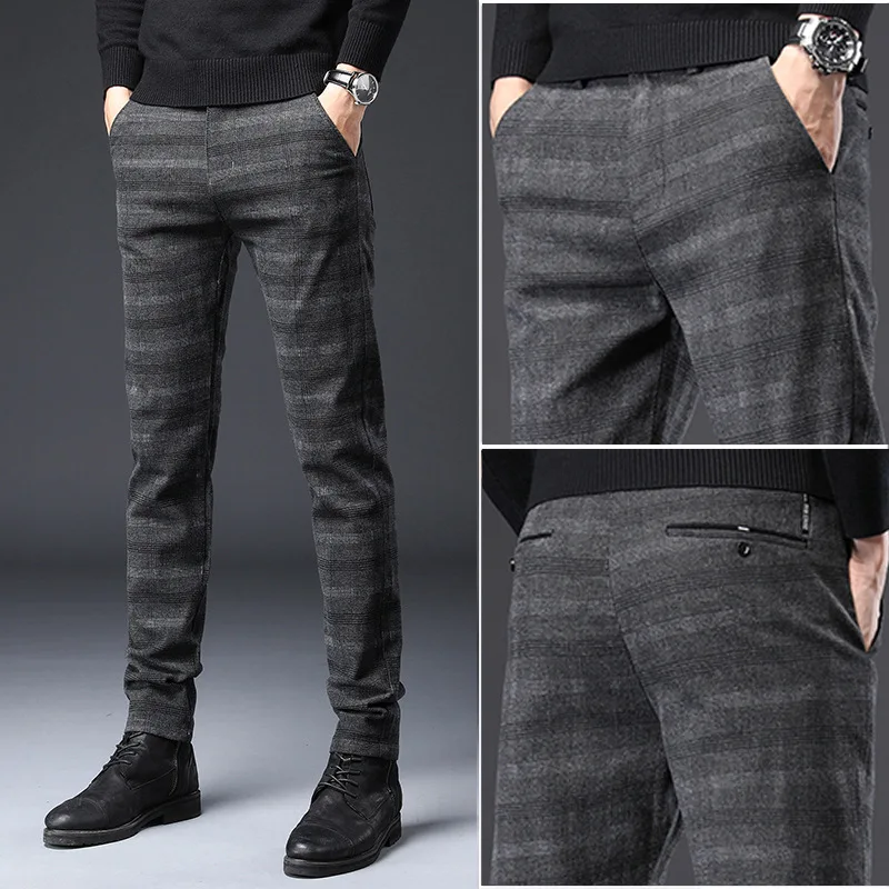 2022 Autumn Plaid Pants Men's Korean Version of Slim Men's Casual Pants Trend All-match Business Trousers Men's Loose Pants
2022 Autumn Plaid Pants Men's Korean Version of Slim Men's Casual Pants Trend All-match Business Trousers Men's Loose Pants