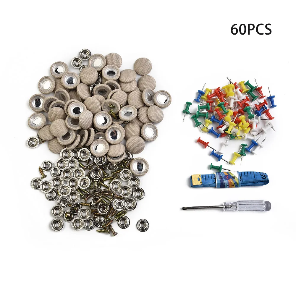 60* Car Roof Buckle 60pcs Beige Buckle Screw Fix Sagging Headliner Push Pin Roof Lining Repair Kit With Accessories Easy Use New
60* Car Roof Buckle 60pcs Beige Buckle Screw Fix Sagging Headliner Push Pin Roof Lining Repair Kit With Accessories Easy Use New