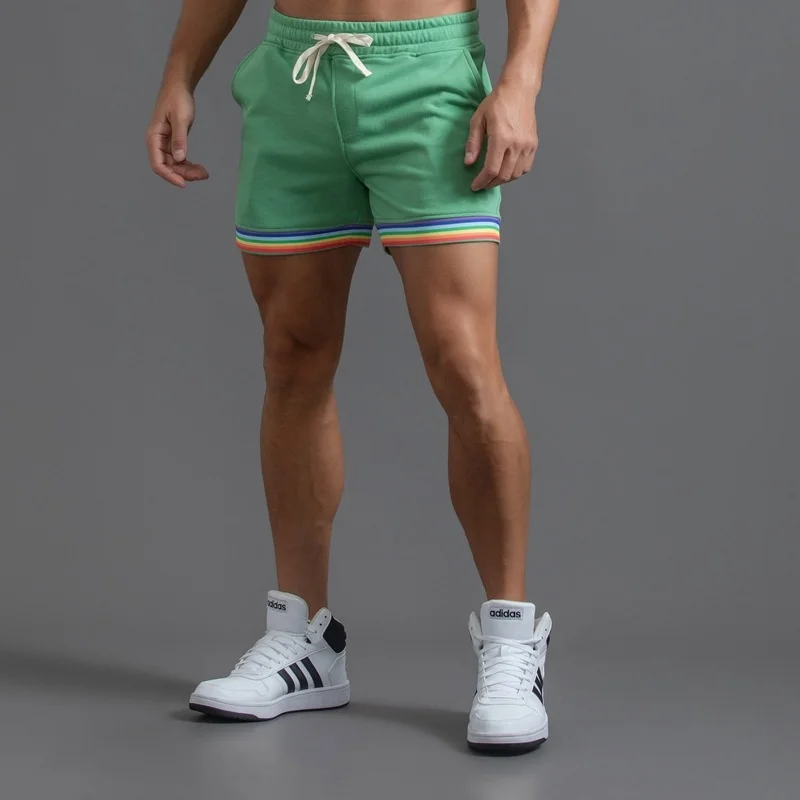 BabYoung Cotton Sports Shorts Oversized Men's Rainbow Striped Casual Shorts Plus Size 4XL
BabYoung Cotton Sports Shorts Oversized Men's Rainbow Striped Casual Shorts Plus Size 4XL