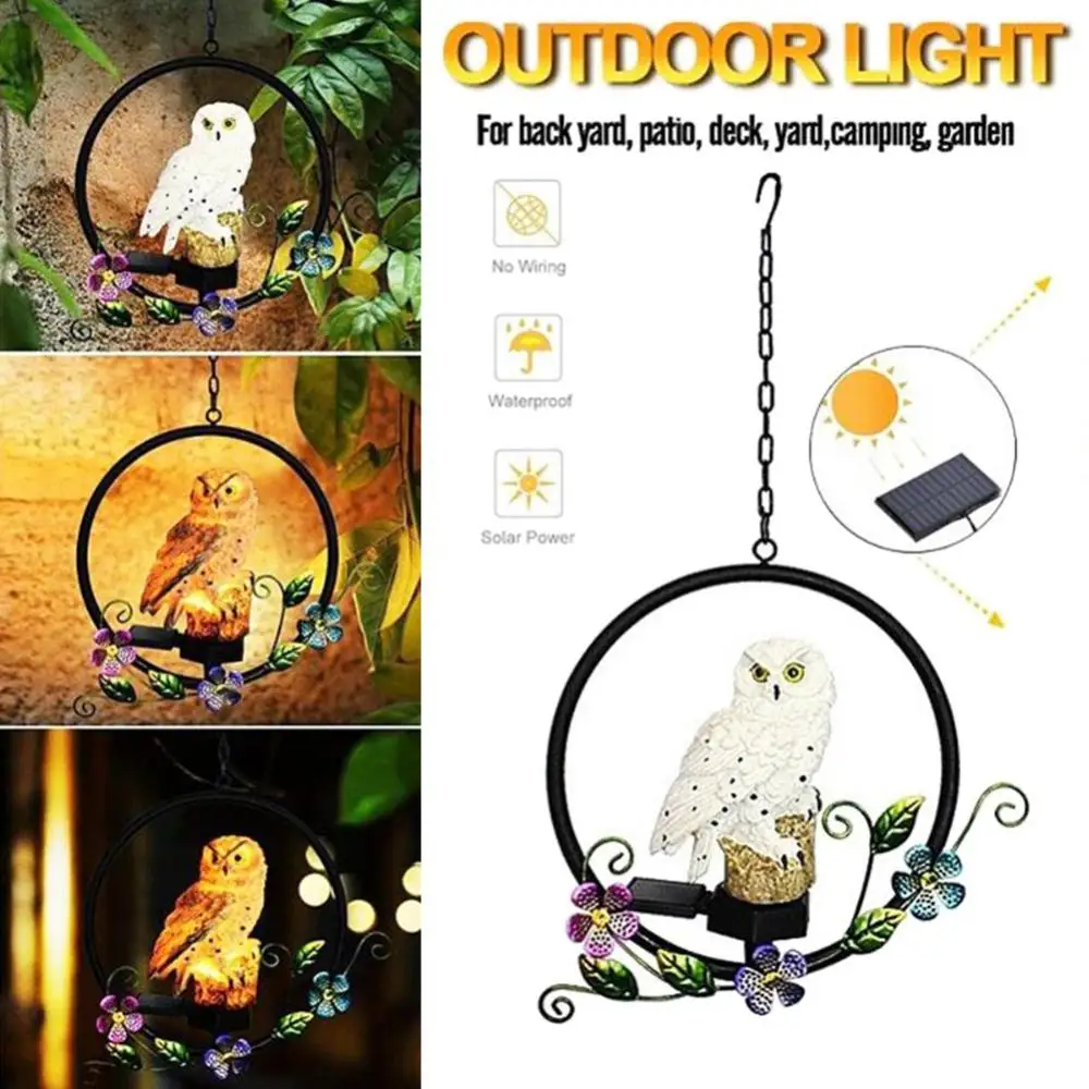 Solar Power Owl Shape LED Hanging Night Lamp Light Lawn Lamp Garden Yard Decor LED Hanging Night Lamp Light Lawn Lamp Garden Yar
Solar Power Owl Shape LED Hanging Night Lamp Light Lawn Lamp Garden Yard Decor LED Hanging Night Lamp Light Lawn Lamp Garden Yar