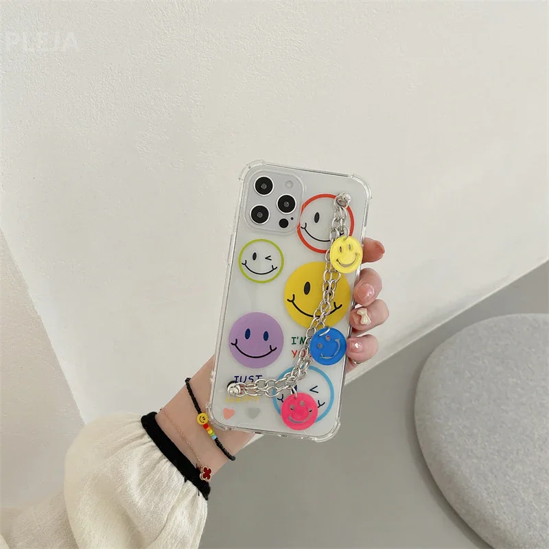FOR Transparent Soft Cover with Bracelet Cute Cartoon Wristband Phone Case For iphone 12 mini 11 12 Pro Max 7 8 plus X XR XS
FOR Transparent Soft Cover with Bracelet Cute Cartoon Wristband Phone Case For iphone 12 mini 11 12 Pro Max 7 8 plus X XR XS