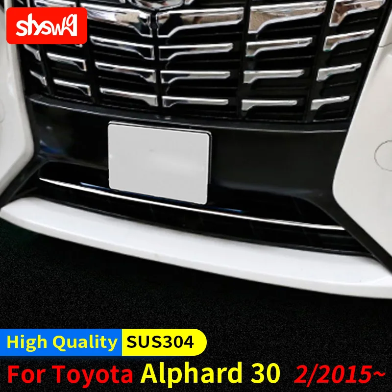 1-2 PCS Chrome Exterior Accessories Front Bumper Grille Trim For Toyota Alphard 30 2015 + High Grade Mirror SUS304 Car Styling
1-2 PCS Chrome Exterior Accessories Front Bumper Grille Trim For Toyota Alphard 30 2015 + High Grade Mirror SUS304 Car Styling