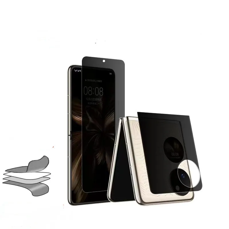 Full Cover Matte Privacy Hydrogel Film for huawei P50 pocket Screen Protector on for Huawei P50 Pocket Anti Spy Film
Full Cover Matte Privacy Hydrogel Film for huawei P50 pocket Screen Protector on for Huawei P50 Pocket Anti Spy Film
