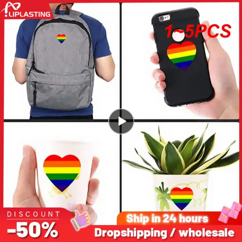 1~5PCS Various Striped Gay Pride Rainbow Heart Ribbon Valentine's Stickers Spreading Gift Packaging Sealing labels
1~5PCS Various Striped Gay Pride Rainbow Heart Ribbon Valentine's Stickers Spreading Gift Packaging Sealing labels