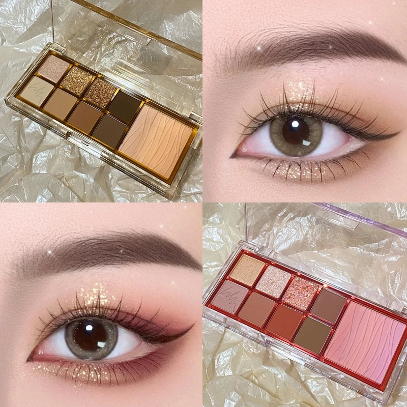 9 Color Matte Eyeshadow Palette Waterproof Long Lasting Color Rendering Glitter Pearlescent Earth Color Eye Shadow Eye Cosmetics
9 Color Matte Eyeshadow Palette Waterproof Long Lasting Color Rendering Glitter Pearlescent Earth Color Eye Shadow Eye Cosmetics
