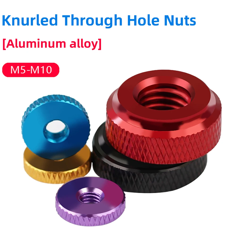M5 M6 M8 M10 National Standard Through-hole Step T-type Hand Screw Nut Camera Tripod Color Knurled Round Nut Cap Aluminum Alloy
M5 M6 M8 M10 National Standard Through-hole Step T-type Hand Screw Nut Camera Tripod Color Knurled Round Nut Cap Aluminum Alloy