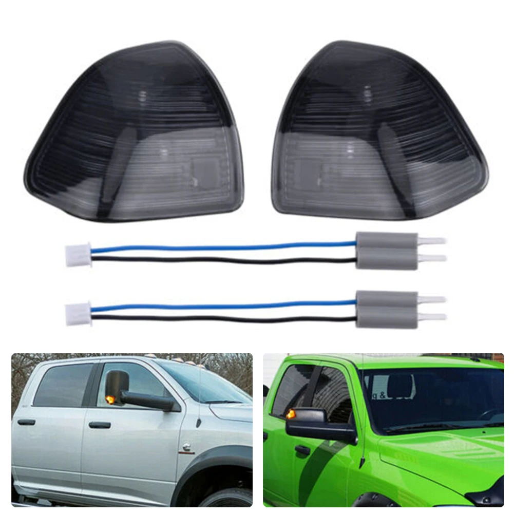 For Dodge Ram1500 2500 Trailer Rearview Mirror Turn Signal (LH + RH) Blackened Car Accessories High-quality Turn Signal
For Dodge Ram1500 2500 Trailer Rearview Mirror Turn Signal (LH + RH) Blackened Car Accessories High-quality Turn Signal
