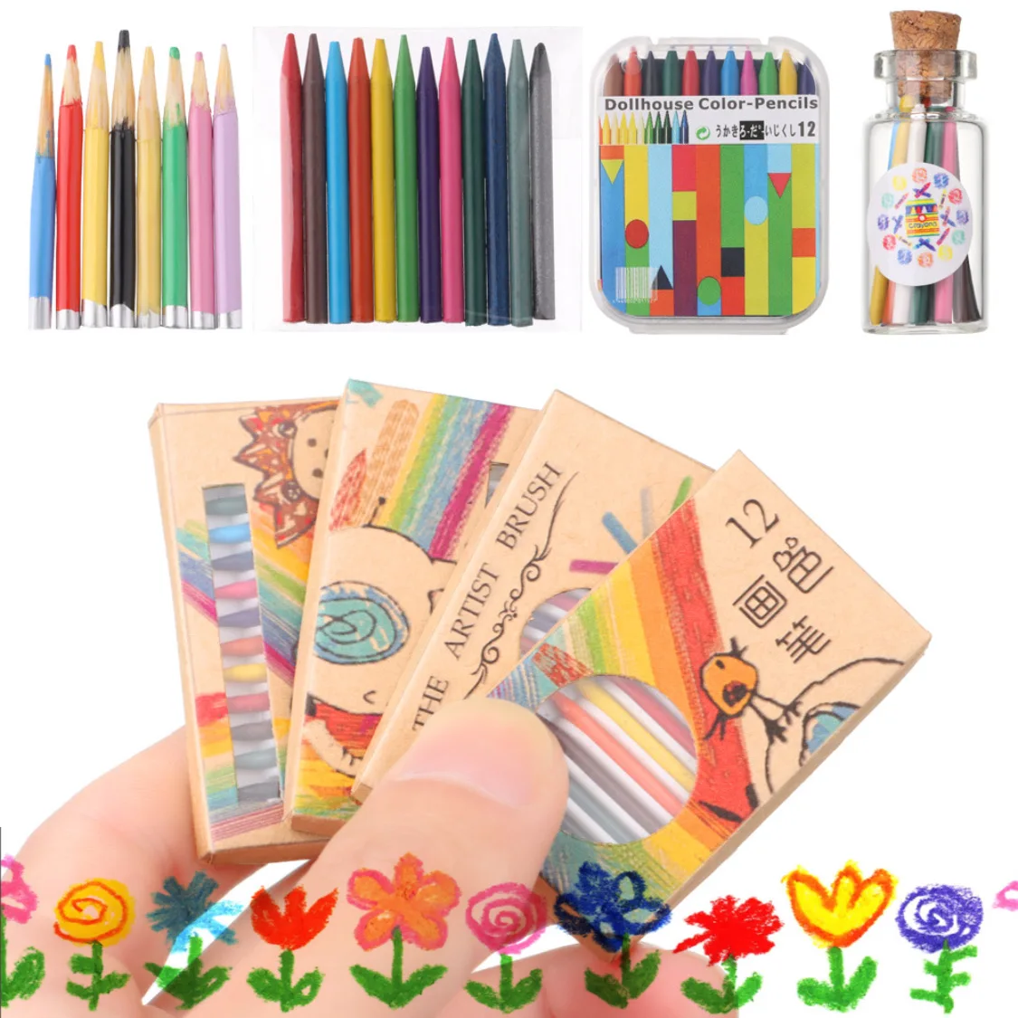 Миниатюрный цветной карандаш, 1 набор, 8/12/13 цветов, модель для кукольного домика, инструменты для рисования, аксессуары для кукол
Миниатюрный цветной карандаш, 1 набор, 8/12/13 цветов, модель для кукольного домика, инструменты для рисования, аксессуары для кукол
