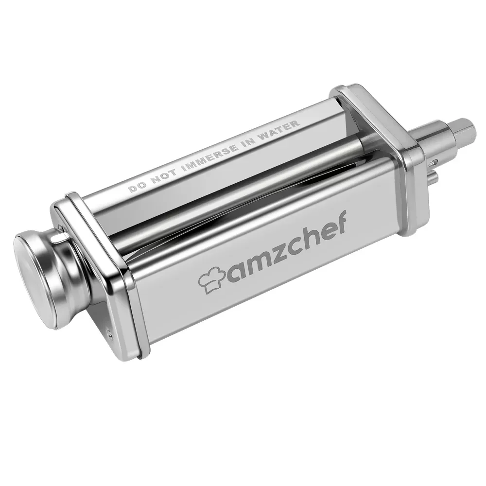Amzchef Pasta Roller Attachment Stainless Steel Pasta Maker Machine Accessories for KitchenAid Stand Mixers 304 stainless steel
Amzchef Pasta Roller Attachment Stainless Steel Pasta Maker Machine Accessories for KitchenAid Stand Mixers 304 stainless steel