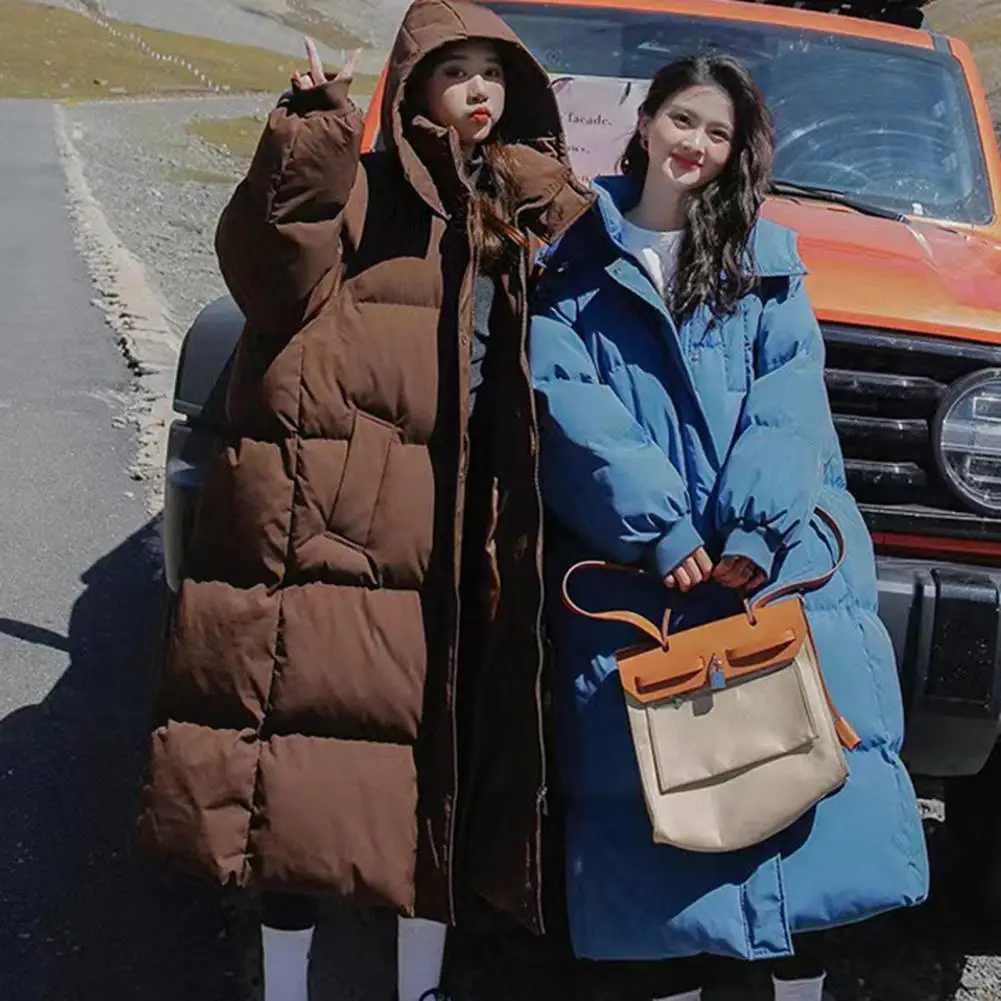 Korean Women Jacket Coats Blue Brown Winter Parkas Women's Down Jacket Hooded Oversized Padded Stand Collar Women Coat Cardigan
Korean Women Jacket Coats Blue Brown Winter Parkas Women's Down Jacket Hooded Oversized Padded Stand Collar Women Coat Cardigan