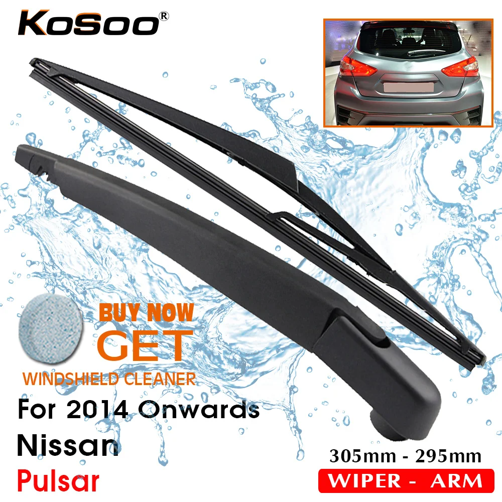 KOSOO Авто Задние лезвия для Nissan Pulsar,305 мм 2014 года задние окна стеклоочистителей рычаг, автомобильные аксессуары для укладки
KOSOO Авто Задние лезвия для Nissan Pulsar,305 мм 2014 года задние окна стеклоочистителей рычаг, автомобильные аксессуары для укладки