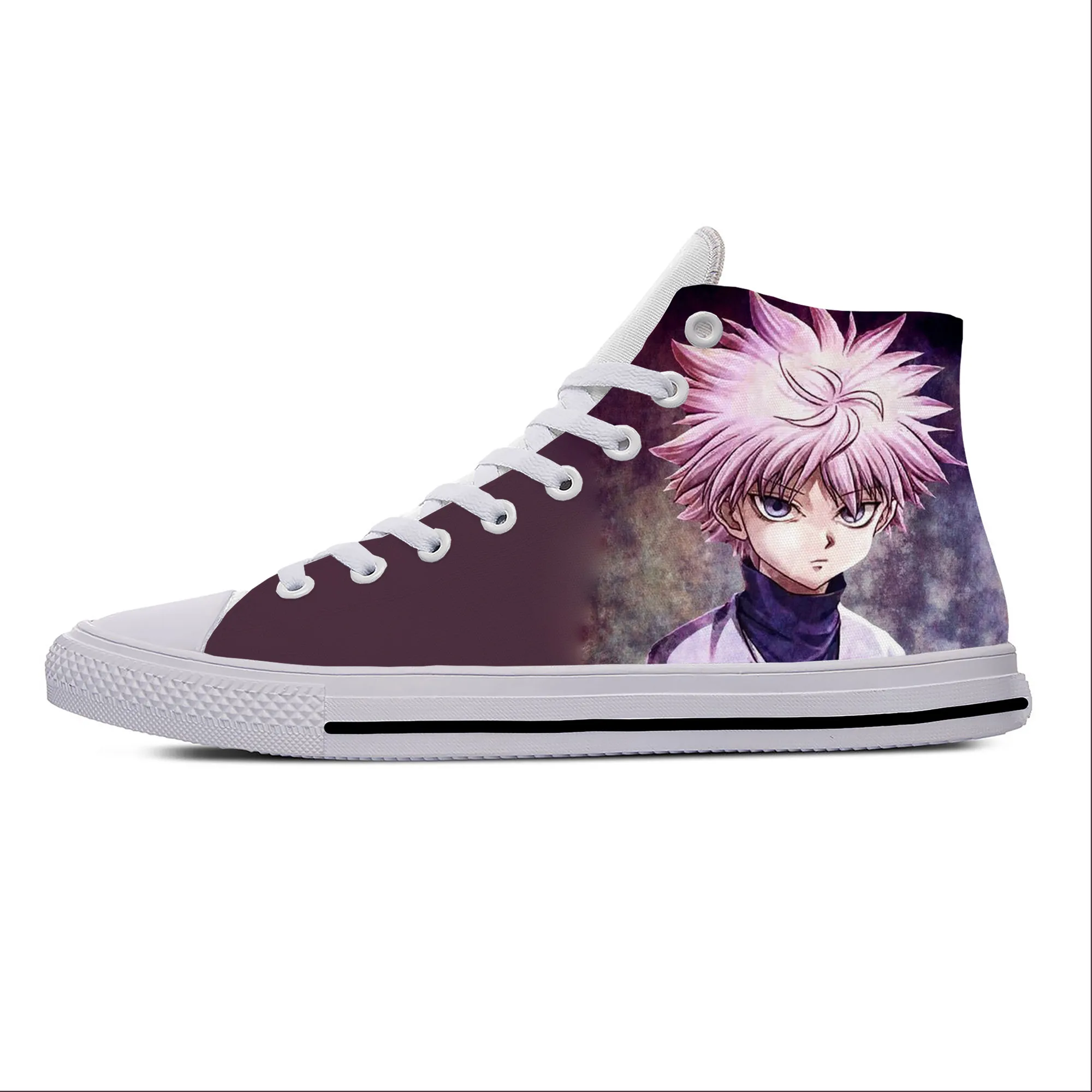 Hot Japanese Anime Hunter X Hunter Killua Zoldyck Casual Cloth Shoes High Top Lightweight Breathable 3D Print Men Women Sneakers
Hot Japanese Anime Hunter X Hunter Killua Zoldyck Casual Cloth Shoes High Top Lightweight Breathable 3D Print Men Women Sneakers