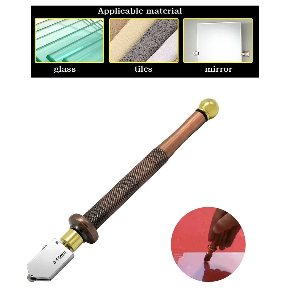 1pcs 5.5mm Glass Tile Cutting Pen Alloy Cutting Wheel Metal Handle Head For Cutting Diamond Glass Mirror Tile Hand Tools
1pcs 5.5mm Glass Tile Cutting Pen Alloy Cutting Wheel Metal Handle Head For Cutting Diamond Glass Mirror Tile Hand Tools