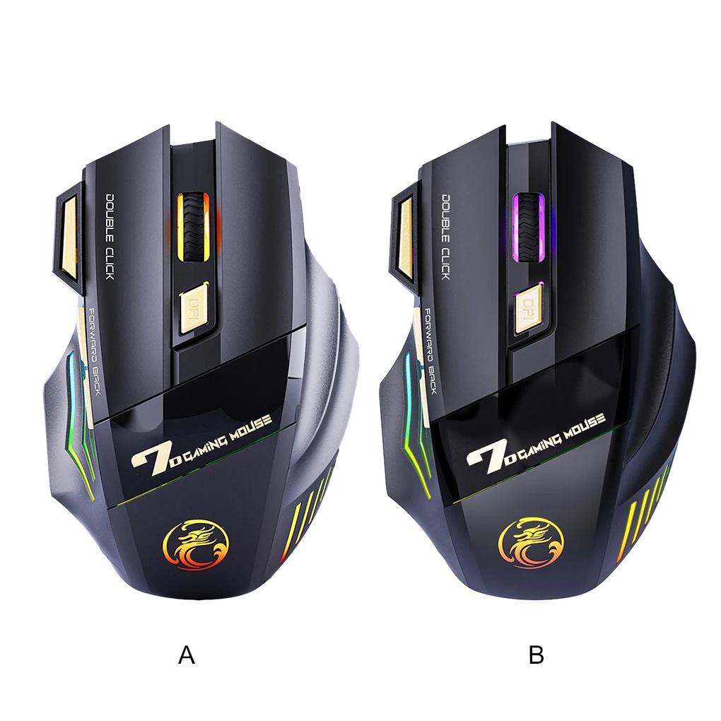 Компьютерная беспроводная оптическая мышь с низкой задержкой, 7 клавиш, игровые мыши