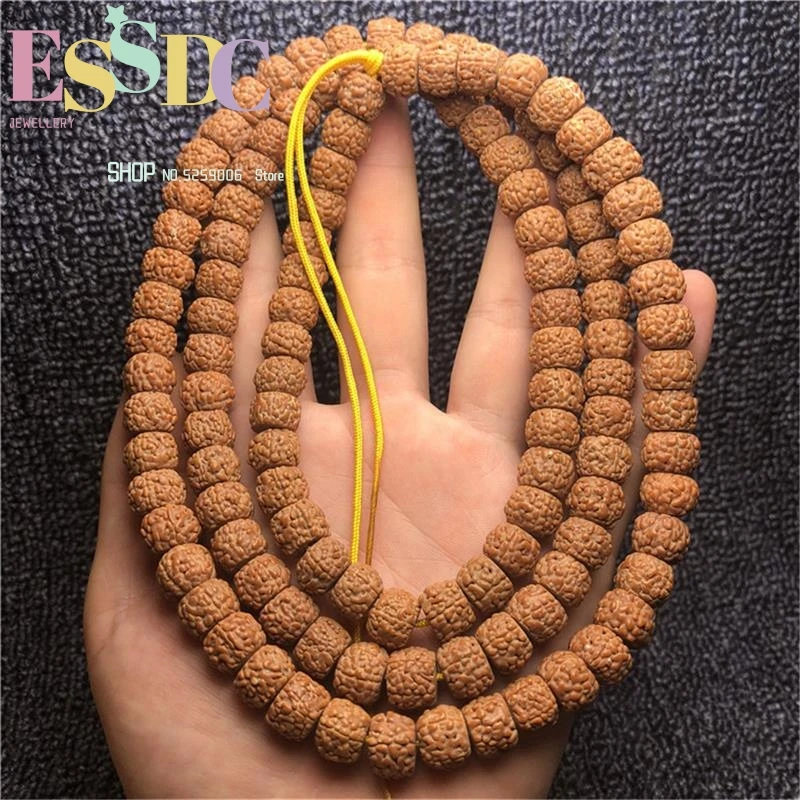Trendy Natural Rudraksha Beads Bracelets Tibetan High Degree 5 Petals Dragon Scale Bodhi Seed Buddhist 108 Prayer Mala Dropship
Trendy Natural Rudraksha Beads Bracelets Tibetan High Degree 5 Petals Dragon Scale Bodhi Seed Buddhist 108 Prayer Mala Dropship