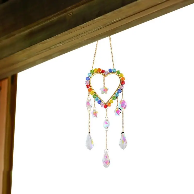 Crystal Sun Catcher Heart Crystals Dream Catchers With Prism Hanging Sun Catcher Pendant Decor Indoor Rainbow Maker Ornament
Crystal Sun Catcher Heart Crystals Dream Catchers With Prism Hanging Sun Catcher Pendant Decor Indoor Rainbow Maker Ornament