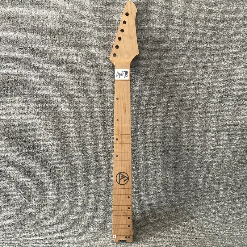 

AN178 Genuine J&D Brothers Electric Guitar Neck Unfinished Maple with Maple Right Hand No Frets for DIY Authorized