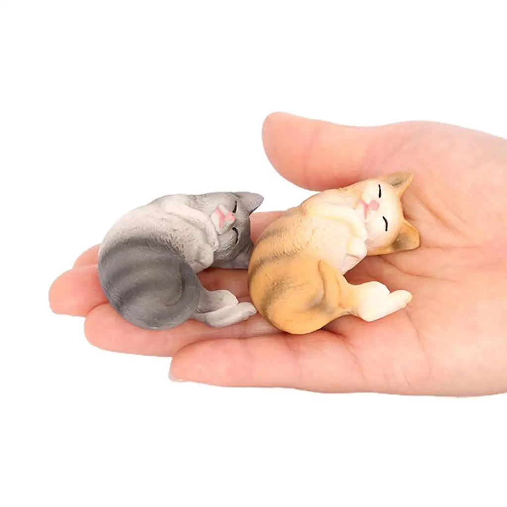 Cute Cat Model Statue Kids Toys Gift DIY Craft Miniature Figurines Animal Model for Tabletop Garden Car Cabinets Decoration
Cute Cat Model Statue Kids Toys Gift DIY Craft Miniature Figurines Animal Model for Tabletop Garden Car Cabinets Decoration