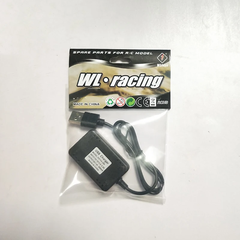 

Wltoys 1:28 RC Car Spare parts K989 K969 Quick USB Charger Suitable for 7.4V 450mAh Lipo Battery Original Accessories