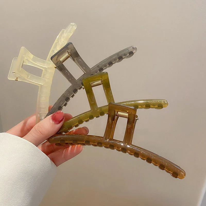 Acrylic Geometric Hair Claw Crab Hairpins Fashion Cross Hair Clips Barrettes Women Girls Korean Ponytail Clip Hair Accessories
Acrylic Geometric Hair Claw Crab Hairpins Fashion Cross Hair Clips Barrettes Women Girls Korean Ponytail Clip Hair Accessories