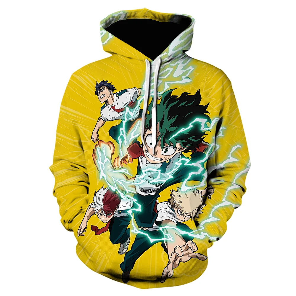 Harajuku 3D printed Sweatshirts hoodie Boku No/My Hero Academia Men/Women yellow Hoodies fall/winter Jackets Clothes Pullover
Harajuku 3D printed Sweatshirts hoodie Boku No/My Hero Academia Men/Women yellow Hoodies fall/winter Jackets Clothes Pullover