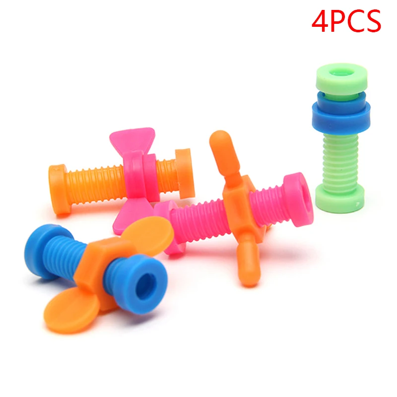 4PCS Screw Blockss Plastic Toys Children Toys Stitching Nuts Dismantling Puzzle Brain Combination Toys
4PCS Screw Blockss Plastic Toys Children Toys Stitching Nuts Dismantling Puzzle Brain Combination Toys