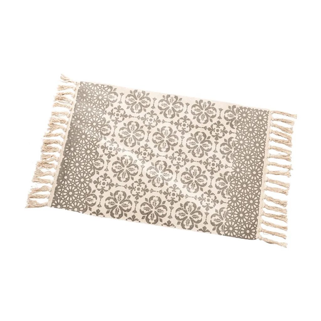 Hand-woven Bohemian Decorative Plant 60X90CM Printing Dyeing Cotton Mat Linen Home Decor
Hand-woven Bohemian Decorative Plant 60X90CM Printing Dyeing Cotton Mat Linen Home Decor