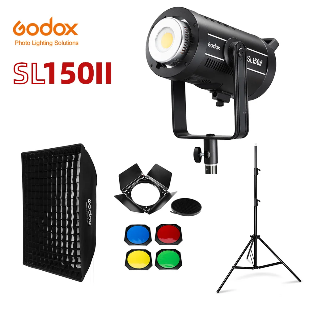 Светодиодная лампа для видеосъемки Godox SL150II 150 Вт Bowens-mount дневной свет сбалансированный 5600K 2,4G Беспроводная система X CRI96 для фотографии и инте...
Светодиодная лампа для видеосъемки Godox SL150II 150 Вт Bowens-mount дневной свет сбалансированный 5600K 2,4G Беспроводная система X CRI96 для фотографии и инте...