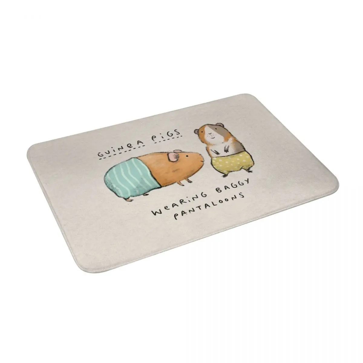 Guinea Pigs Wearing Baggy Pantaloons Bath Door Floor Mat Non-slip Rug Carpet Entrance Living Room Home Kitchen Durable Fluff 
Guinea Pigs Wearing Baggy Pantaloons Bath Door Floor Mat Non-slip Rug Carpet Entrance Living Room Home Kitchen Durable Fluff