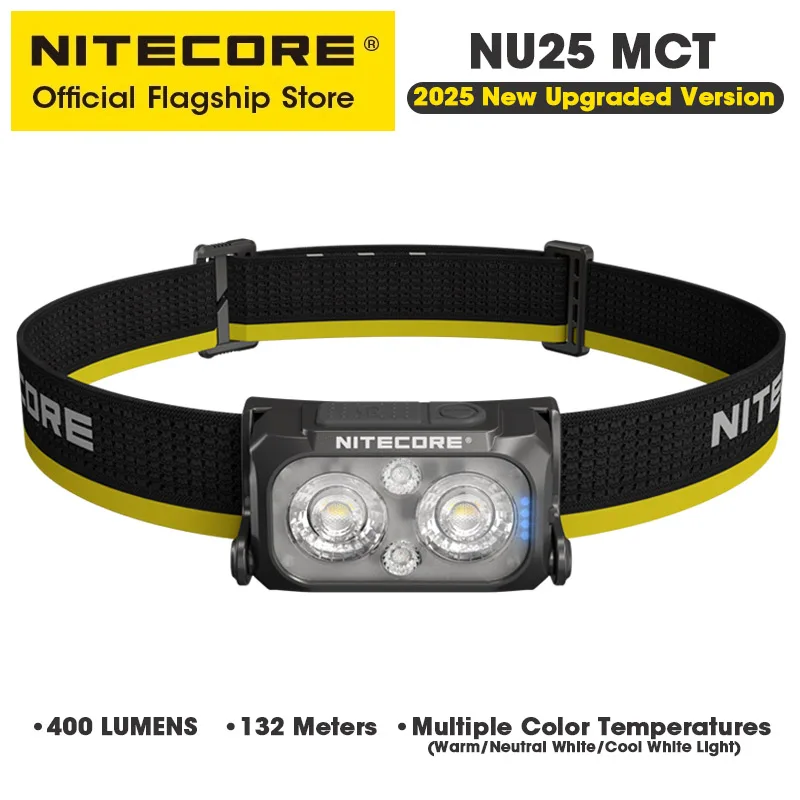 NITECORE NU25 MCT UL USB-C налобный фонарь 
NITECORE NU25 MCT UL USB-C налобный фонарь