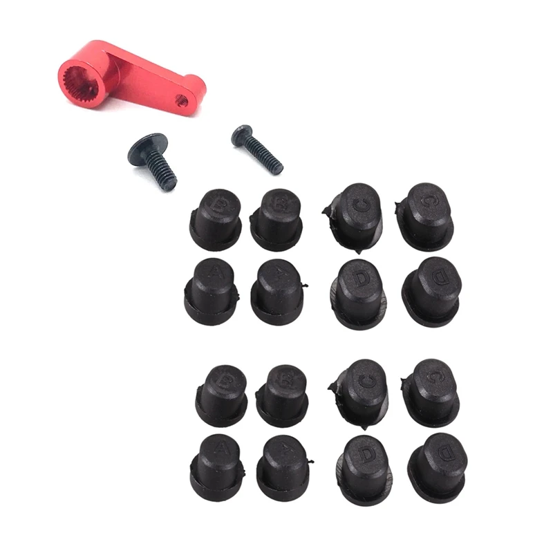 Металлический сервопривод 144001-1263 25T, усовершенствованные детали, Красный с 2 комплектами 144001-1267, передний и задний поворотный рычаг, рукав вала
Металлический сервопривод 144001-1263 25T, усовершенствованные детали, Красный с 2 комплектами 144001-1267, передний и задний поворотный рычаг, рукав вала