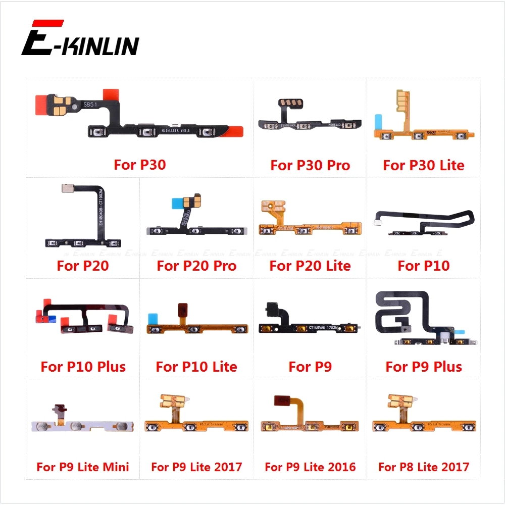 

Кнопка включения/выключения питания, регулятор громкости, гибкий кабель-лента для HuaWei P30 P20 Pro P10 P9 Plus Mini P8 Lite 2017