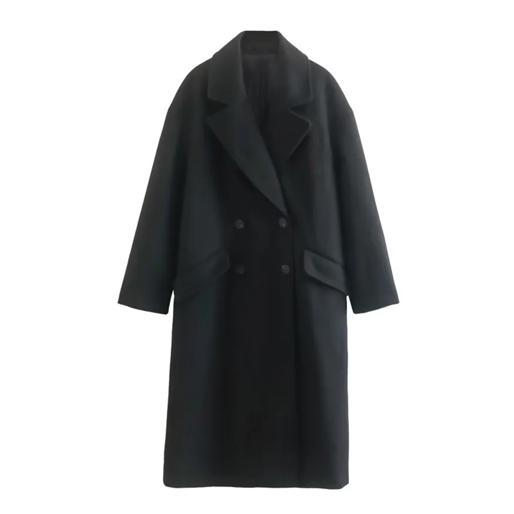 DiYiG Women 2022 New Fashion Autumn and Winter Korean Wool Coat Double Breasted Loose Long Oversize Overcoat Female Cardigan
DiYiG Women 2022 New Fashion Autumn and Winter Korean Wool Coat Double Breasted Loose Long Oversize Overcoat Female Cardigan