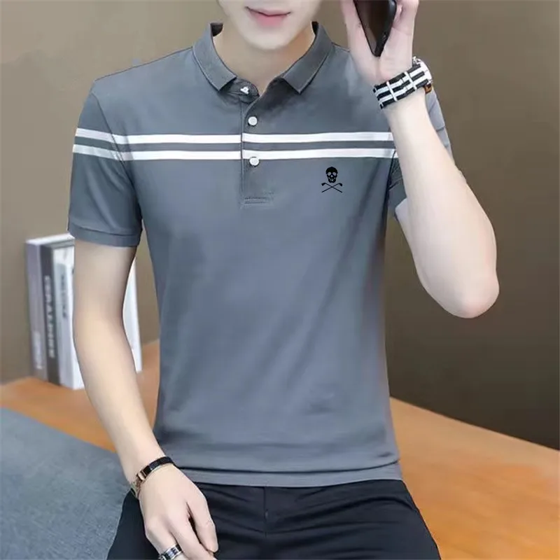 New Men's Golf Shirt Summer Sports Golf Apparel Cotton Short Sleeve T-shirt Quick Dry Breathable Polo Shirts For Men Golf Wear 
New Men's Golf Shirt Summer Sports Golf Apparel Cotton Short Sleeve T-shirt Quick Dry Breathable Polo Shirts For Men Golf Wear