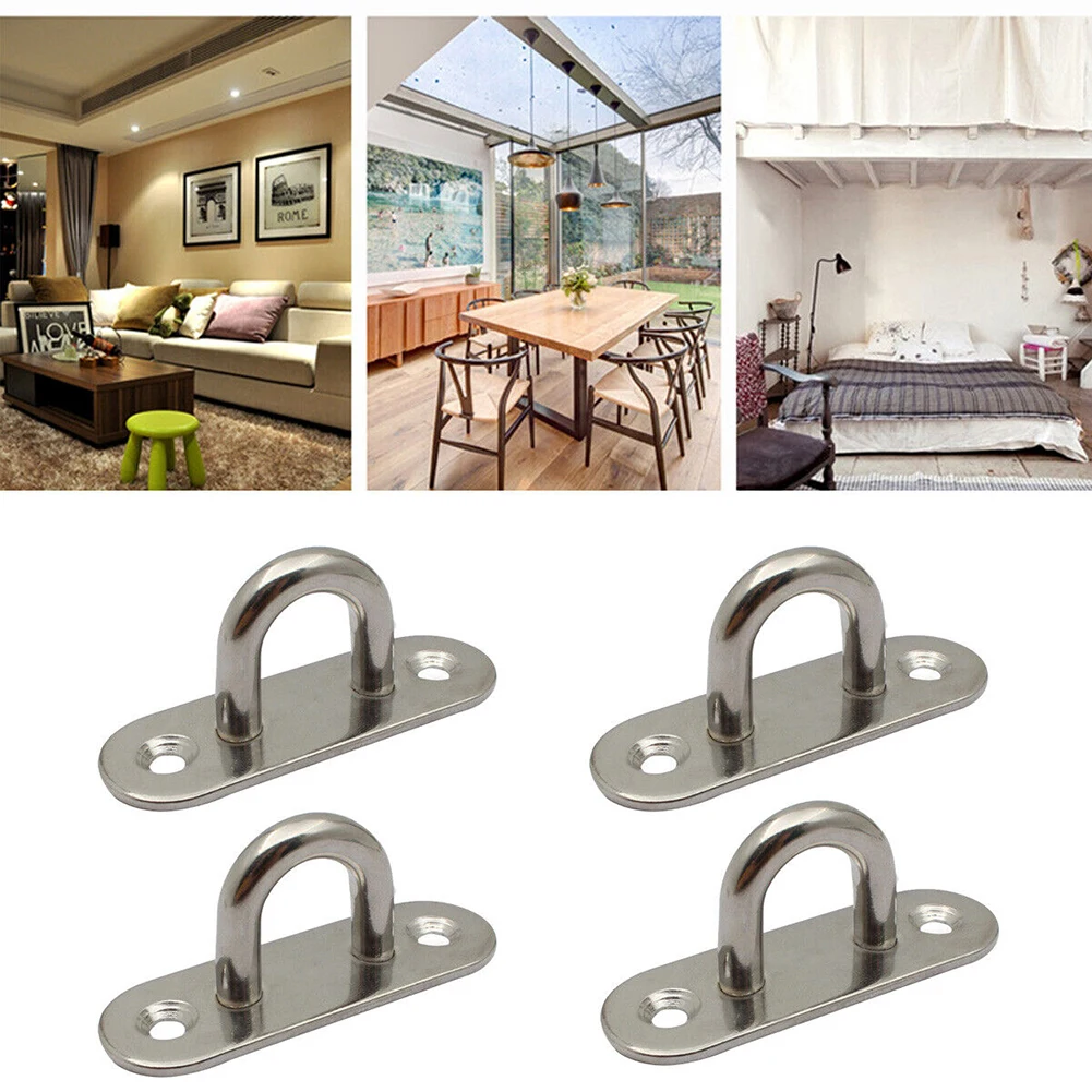 Part Hanging Plate Silver Stainless Steel Fixed Buckle Marine Oblong Pad Ring Hook Accessories Eye Plate Staple
Part Hanging Plate Silver Stainless Steel Fixed Buckle Marine Oblong Pad Ring Hook Accessories Eye Plate Staple