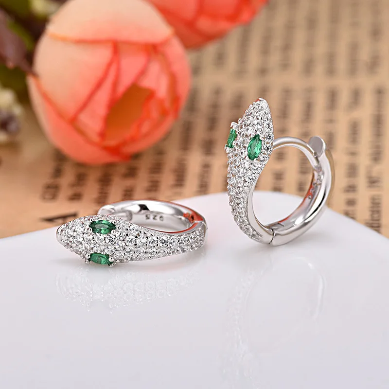 Luxurious Delicate Women's Fashion Elegant Shiny Zircon Snake Earrings Charm Prom Ball Party Prom Wearing Jewelry Gift
Luxurious Delicate Women's Fashion Elegant Shiny Zircon Snake Earrings Charm Prom Ball Party Prom Wearing Jewelry Gift