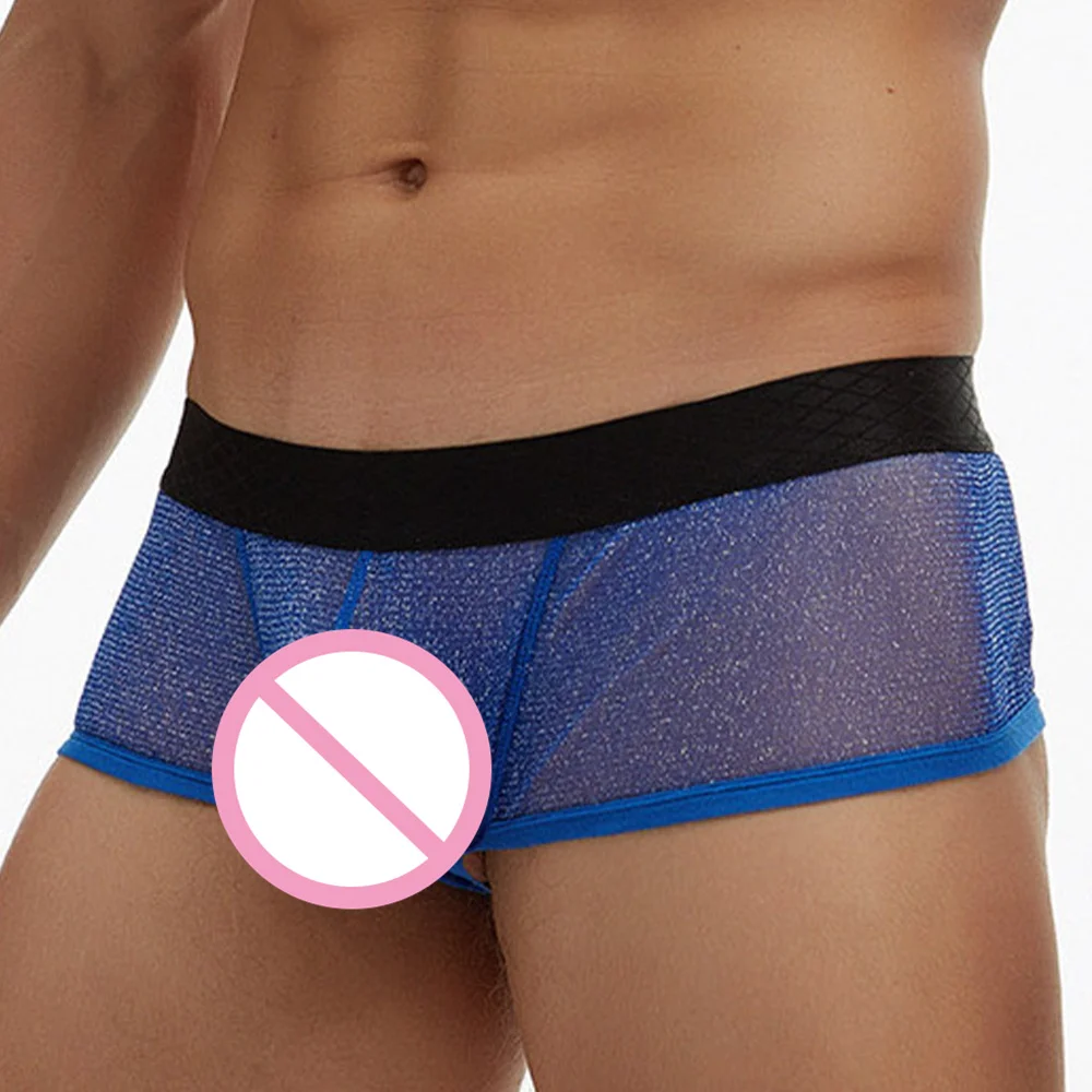 Men Sexy Transparent Underwear Men's Sheer Mesh Boxer Briefs Male Ball Pouch Panties Man Ultra-Thin Low Waist Boxer Briefs
Men Sexy Transparent Underwear Men's Sheer Mesh Boxer Briefs Male Ball Pouch Panties Man Ultra-Thin Low Waist Boxer Briefs