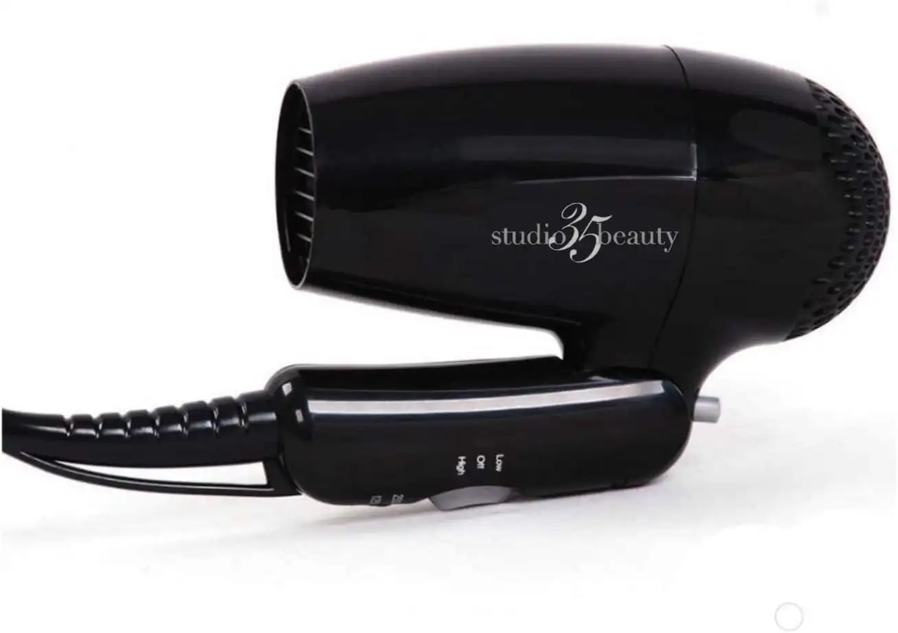 Studio 35 Beauty Travel Worldwide Dual Voltage Foldable Compact Mini 1875 Watt Hair Dryer
Studio 35 Beauty Travel Worldwide Dual Voltage Foldable Compact Mini 1875 Watt Hair Dryer