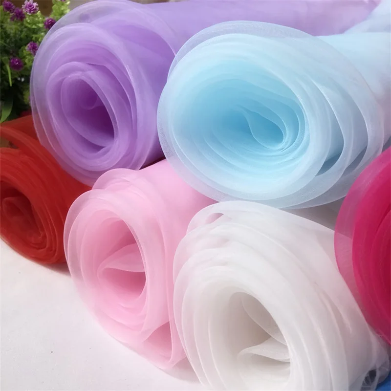 10yards 20yards Thin Organza Fabric Wedding Background Decoration DIY Handwork Craft L356
10yards 20yards Thin Organza Fabric Wedding Background Decoration DIY Handwork Craft L356