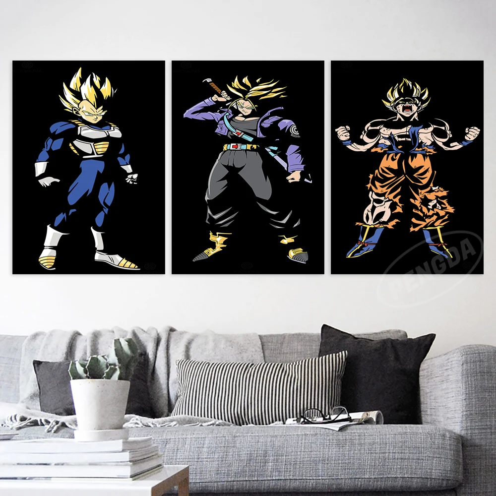 Wall Art AnimeHome Decoration Dragon Ball Canvas Goku Print Vegeta IV Painting Super Saiyan Poster Living Room Pictures No Frame
Wall Art AnimeHome Decoration Dragon Ball Canvas Goku Print Vegeta IV Painting Super Saiyan Poster Living Room Pictures No Frame
