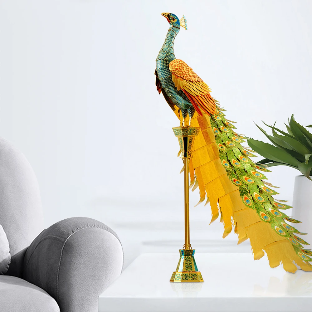 Cool colorful peacock metal assembling model 3D puzzle diy handmade creative adult toy gift
Cool colorful peacock metal assembling model 3D puzzle diy handmade creative adult toy gift