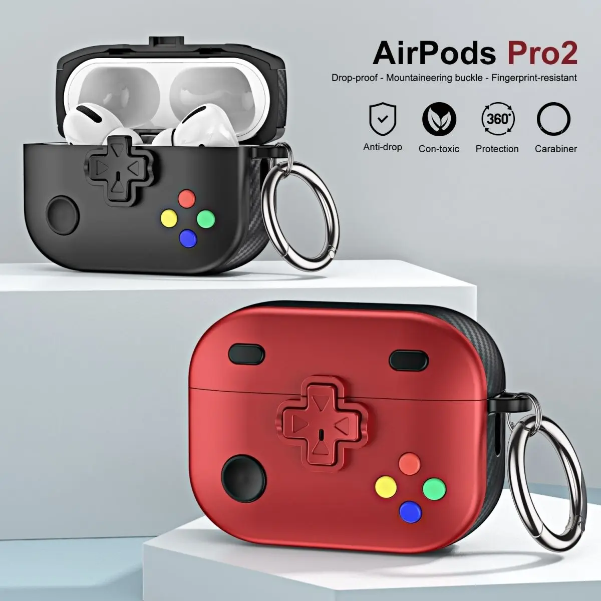 Suitable for Airpods Pro2 Protective Case Bluetooth Airpods Earphone Protective Case 3rd Generation 2nd Generation Earphone Case
Suitable for Airpods Pro2 Protective Case Bluetooth Airpods Earphone Protective Case 3rd Generation 2nd Generation Earphone Case
