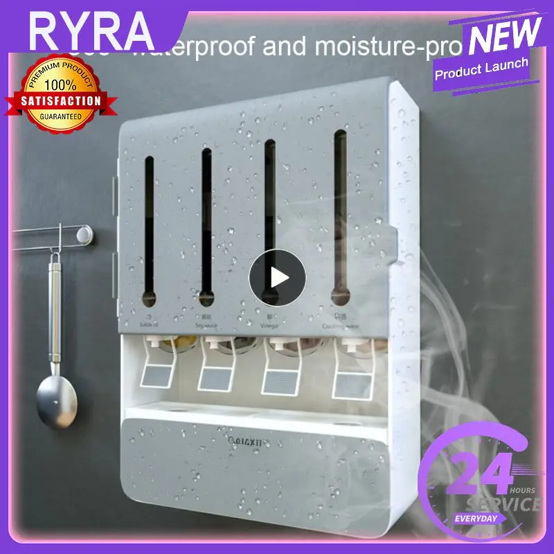 Creative Kitchen Spice Rack Moisture-proof Seasoning Storage Rack Punch-free Wall-mounted Kitchen Shelf Multifunctional Storage
Creative Kitchen Spice Rack Moisture-proof Seasoning Storage Rack Punch-free Wall-mounted Kitchen Shelf Multifunctional Storage
