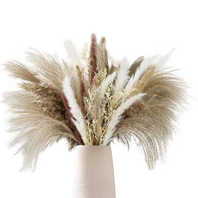 80Pcs Pampas Grass - 17.5 Inch Natural Dried Pompas Grass,Boho Home Decor Dried Flowers Arrangements
80Pcs Pampas Grass - 17.5 Inch Natural Dried Pompas Grass,Boho Home Decor Dried Flowers Arrangements