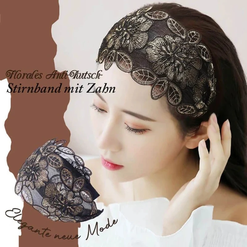 Wide Hook Lace Flowers Hair Band for Women Headwear Lace Flowers Toothed Non-slip Headband Hairband Girls Hair Bezel Accessories
Wide Hook Lace Flowers Hair Band for Women Headwear Lace Flowers Toothed Non-slip Headband Hairband Girls Hair Bezel Accessories