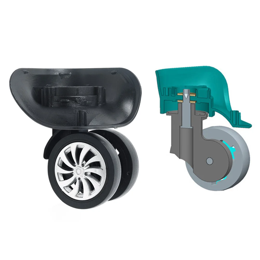 4pcs/set Replacement Luggage Suitcase Wheels Swivel Universal Swivel Wheel Black Dual Roller Wheels Outdoor Travel Accessories
4pcs/set Replacement Luggage Suitcase Wheels Swivel Universal Swivel Wheel Black Dual Roller Wheels Outdoor Travel Accessories