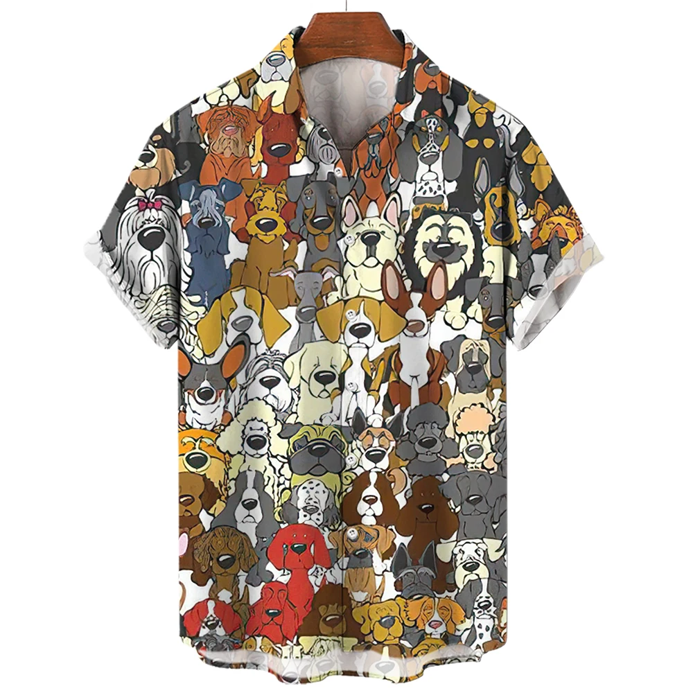 Hot New Men Shirt Hawaiian Short Sleeve Male Clothes Fashion Button Shirt For Men Kawaii Kitten Top T-shirt Harajuku Cute Blouse
Hot New Men Shirt Hawaiian Short Sleeve Male Clothes Fashion Button Shirt For Men Kawaii Kitten Top T-shirt Harajuku Cute Blouse